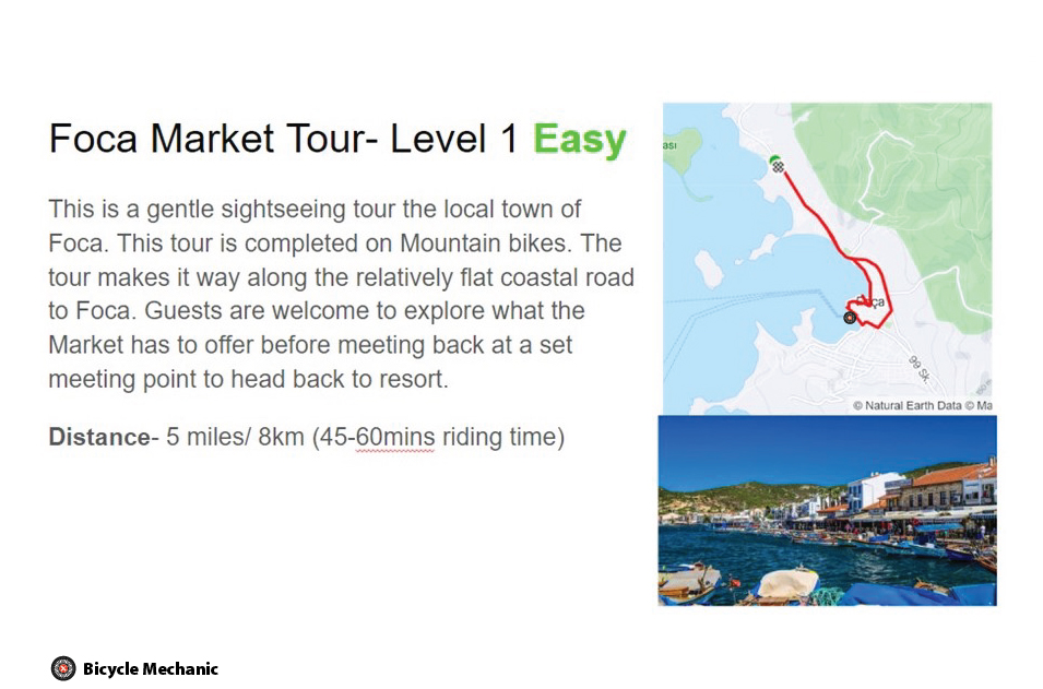 MW Phokaia Beach & Resort Bike Routes